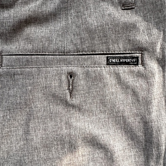 O’Neill Hybrid Hyperdry Shorts - Gray 34” - Picture 7 of 8